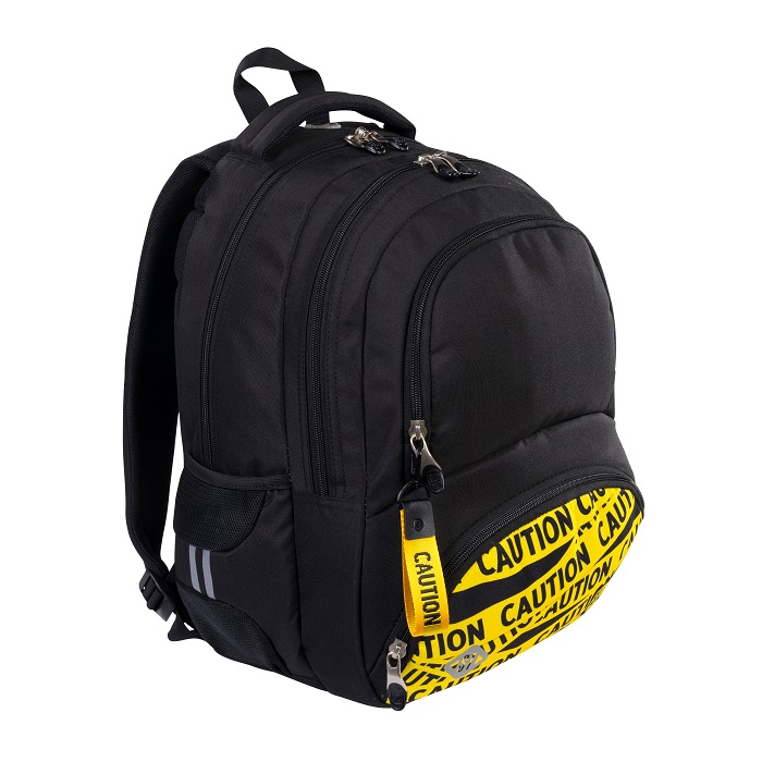 BACKPACK 17IN CAUTION (BP-07)